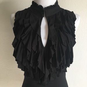 Keyhole Ruffle Tank